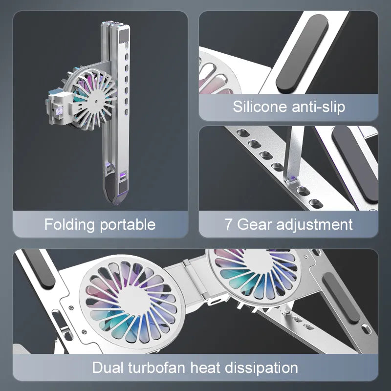 Multi-Sized cooled computer stand.