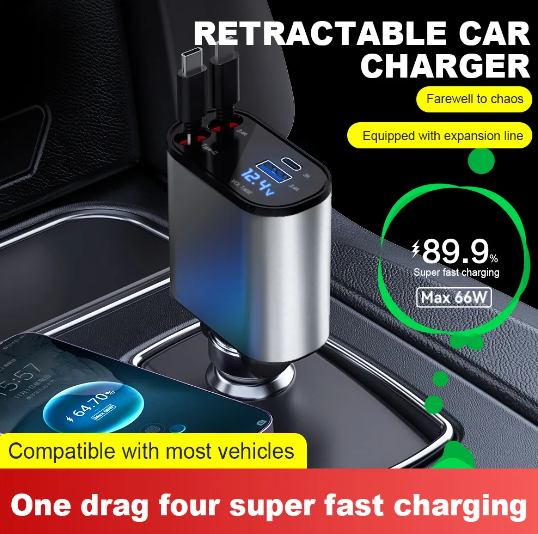 Retractable Car Fast Charger