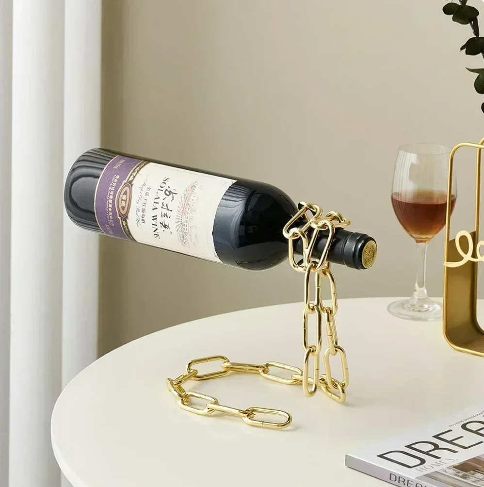 Magical Suspension Iron Chain Drink Rack