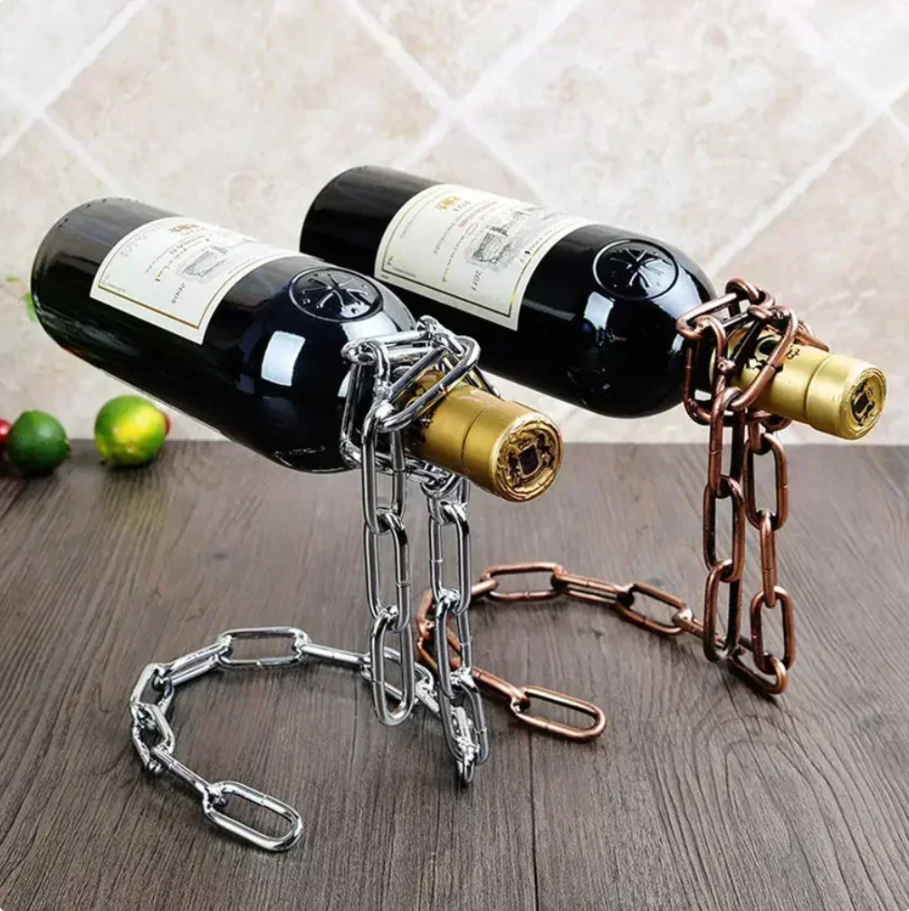 Magical Suspension Iron Chain Drink Rack