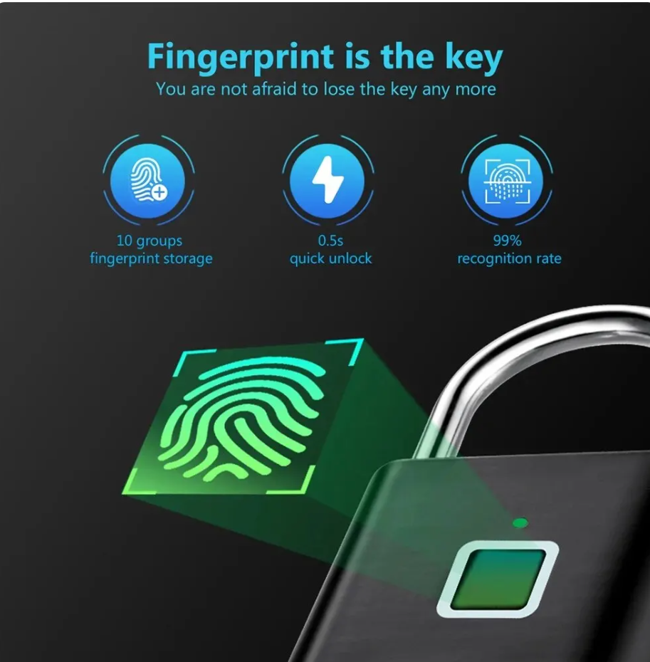 Smart Fingerprint Padlock