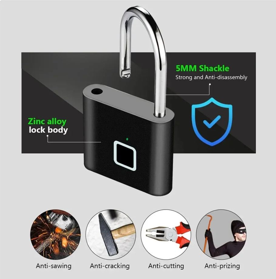 Smart Fingerprint Padlock