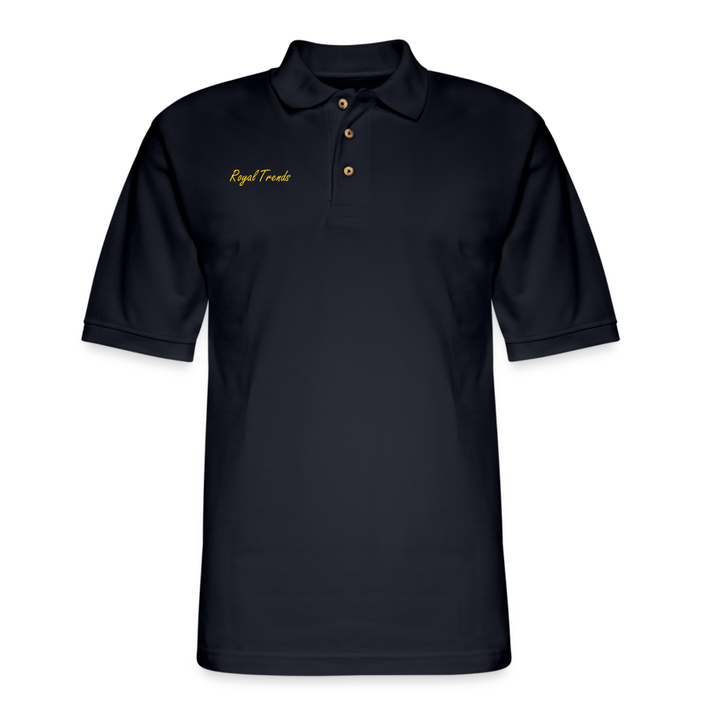 Men's Pique Polo Shirt - midnight navy