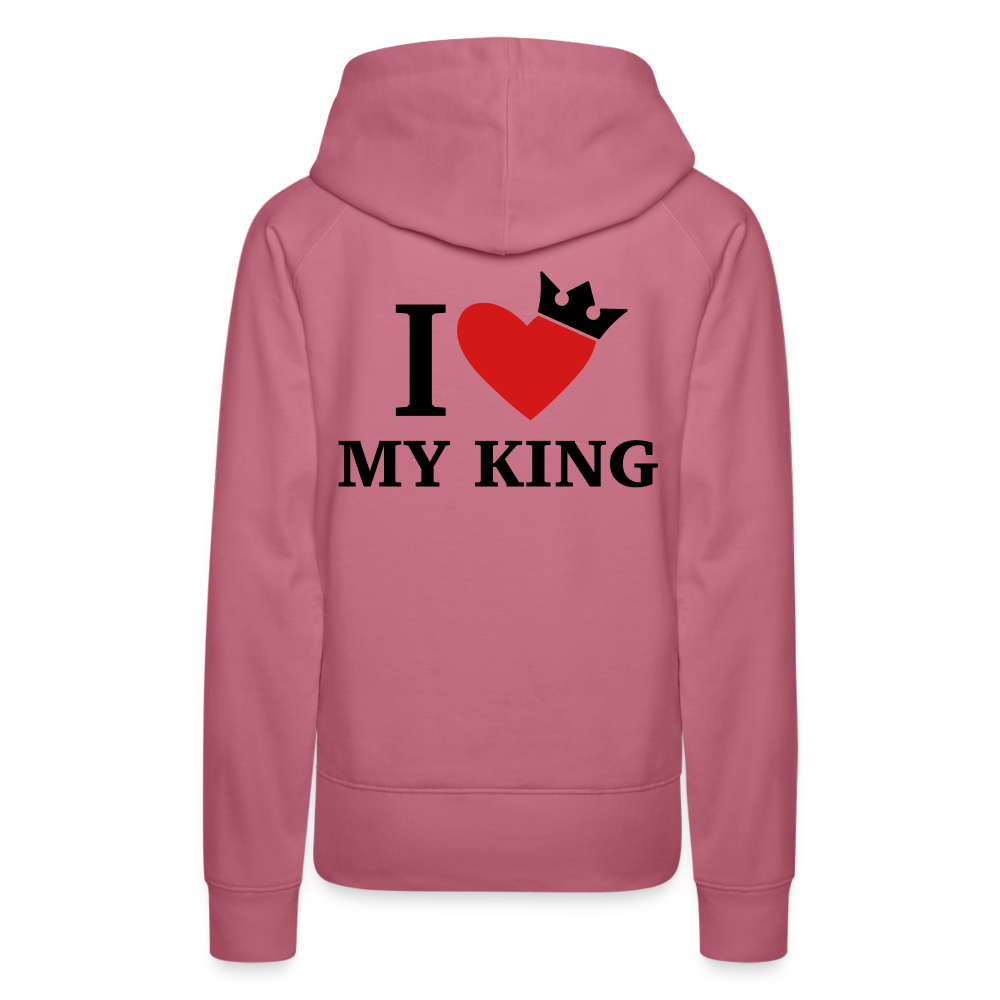 Customizable Women’s Premium Hoodie - mauve