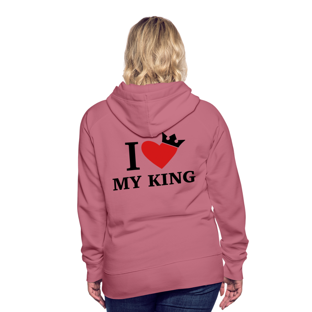 Customizable Women’s Premium Hoodie - mauve