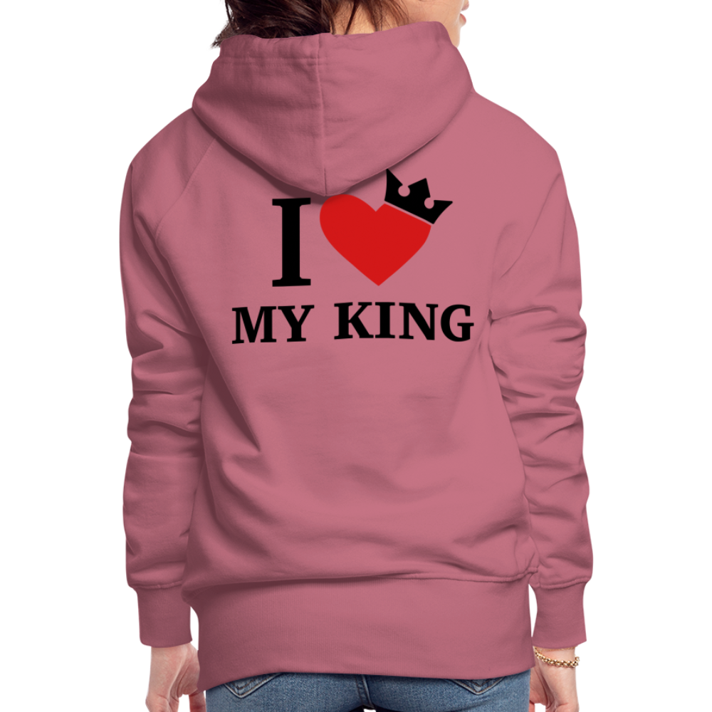 Customizable Women’s Premium Hoodie - mauve