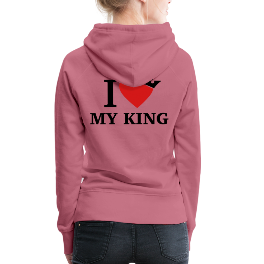 Customizable Women’s Premium Hoodie - mauve