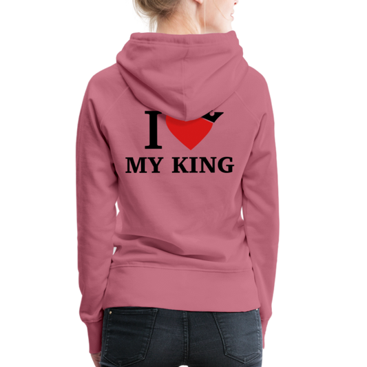 Customizable Women’s Premium Hoodie - mauve