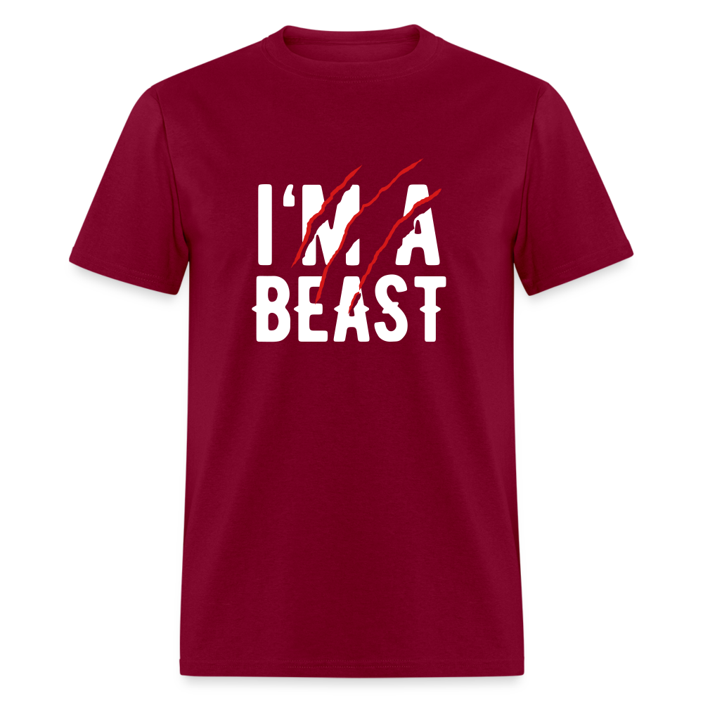 Men's Beast Classic T-Shirt - burgundy