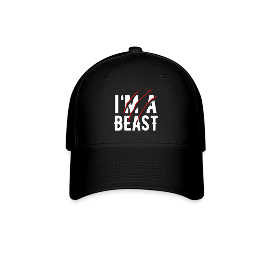 Iam A Beast Baseball Cap - black