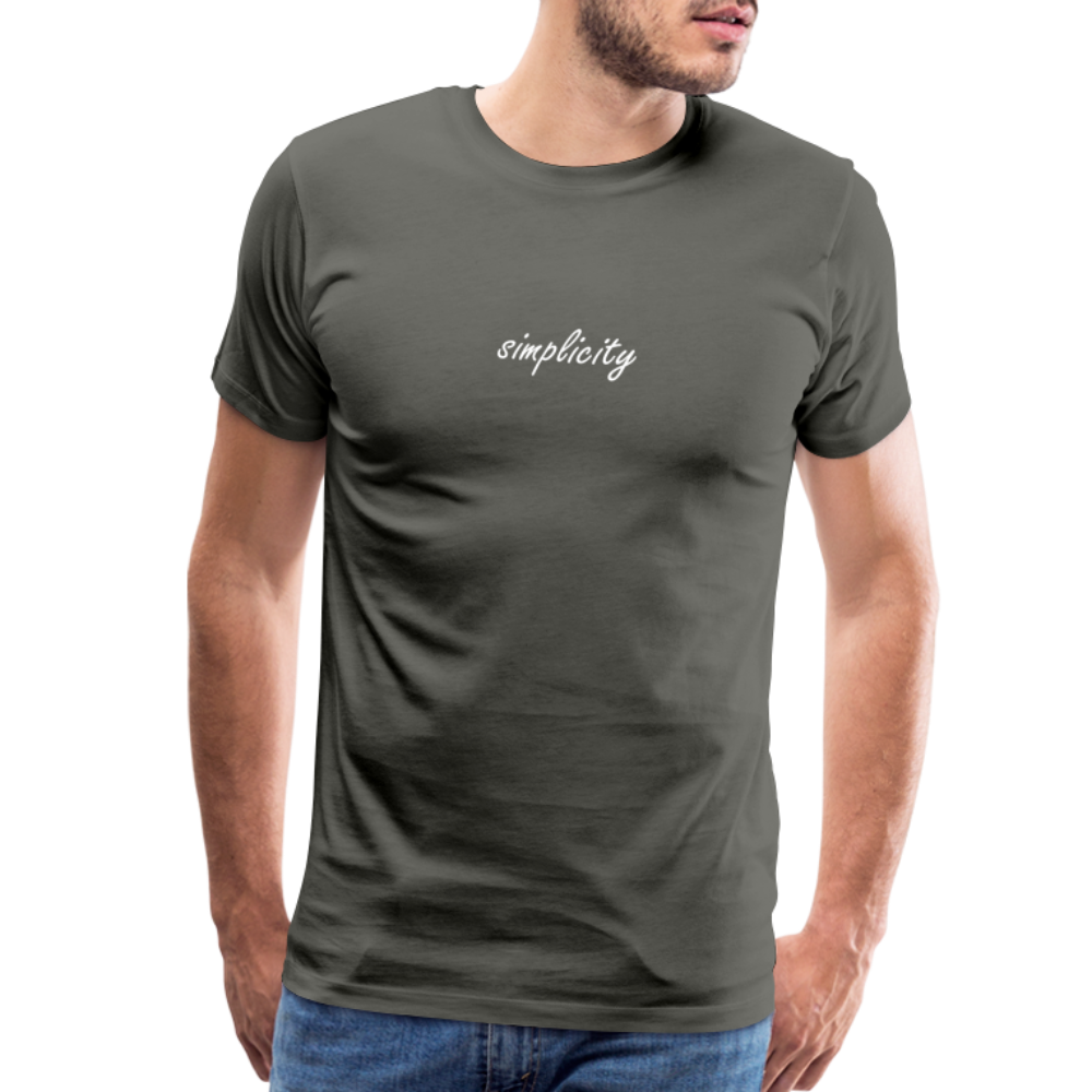 simplicity Premium T-shirt - asphalt gray