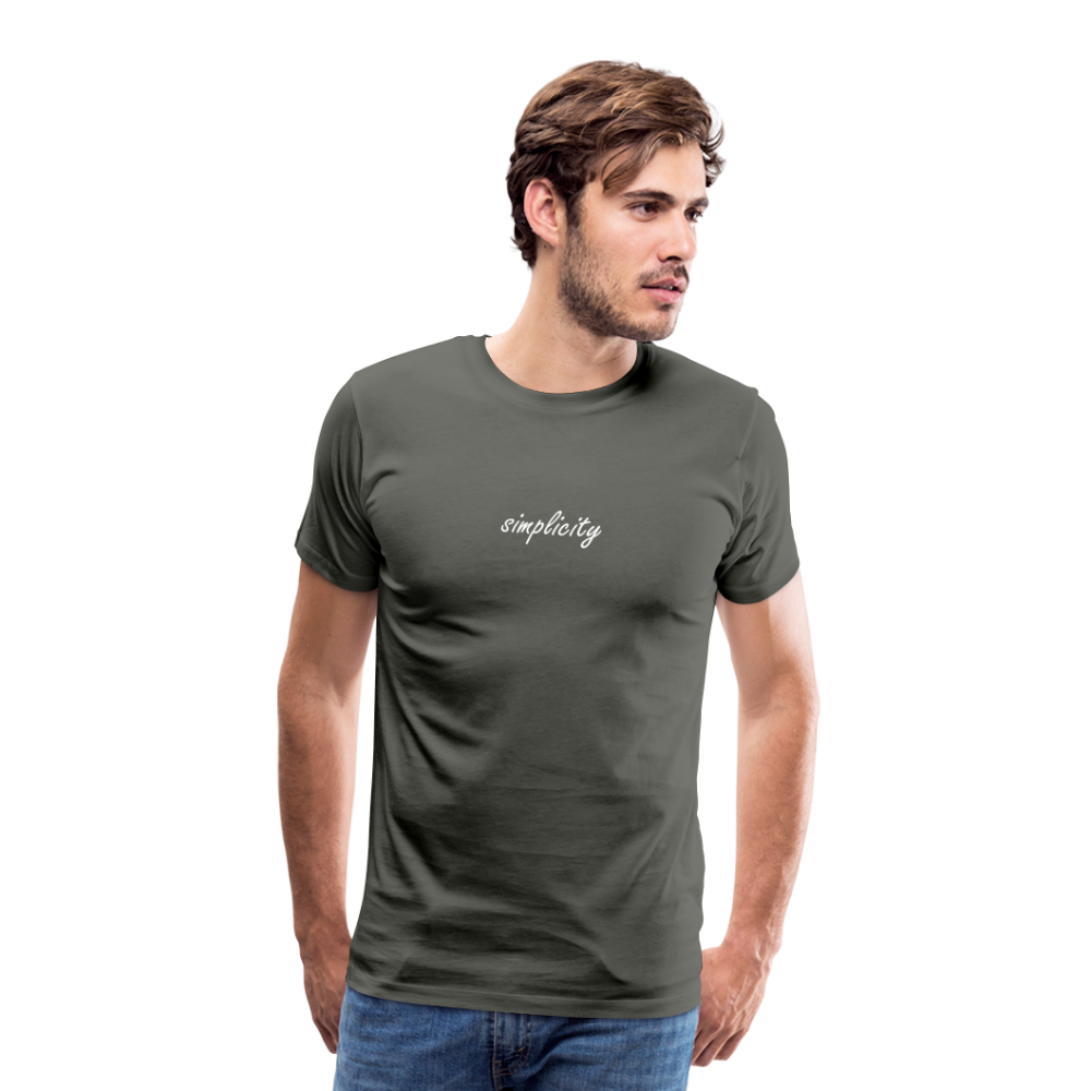 simplicity Premium T-shirt - asphalt gray