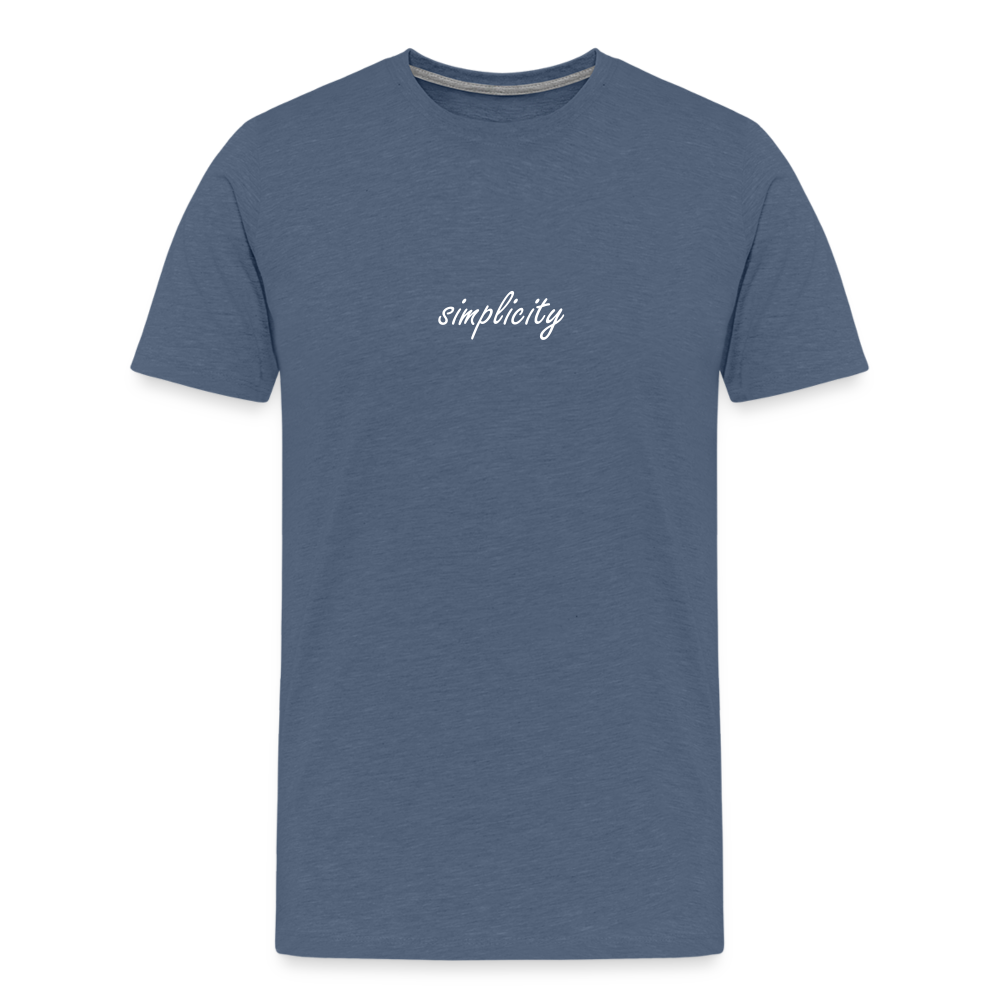 simplicity Premium T-shirt - heather blue