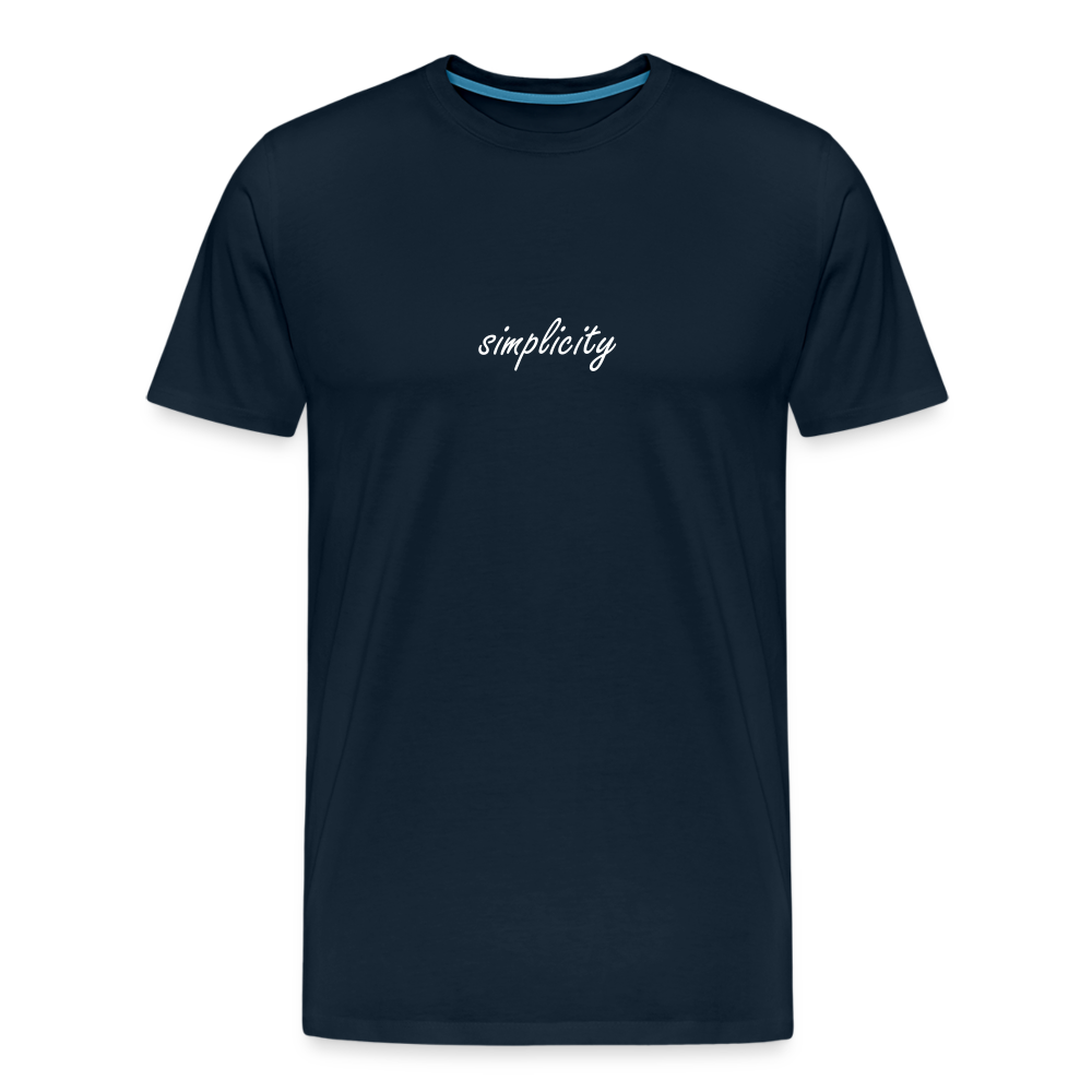 simplicity Premium T-shirt - deep navy